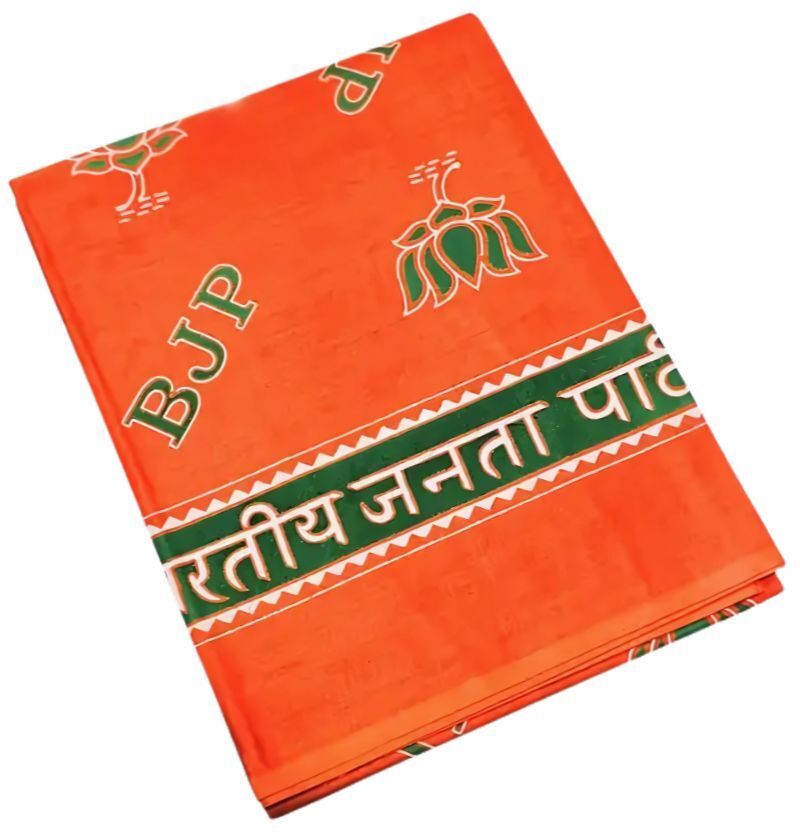 ogs Printed, Floral Print, Graphic Print Pure Cotton Men Orange Fancy Scarf, Scarf, Stole-picture-22