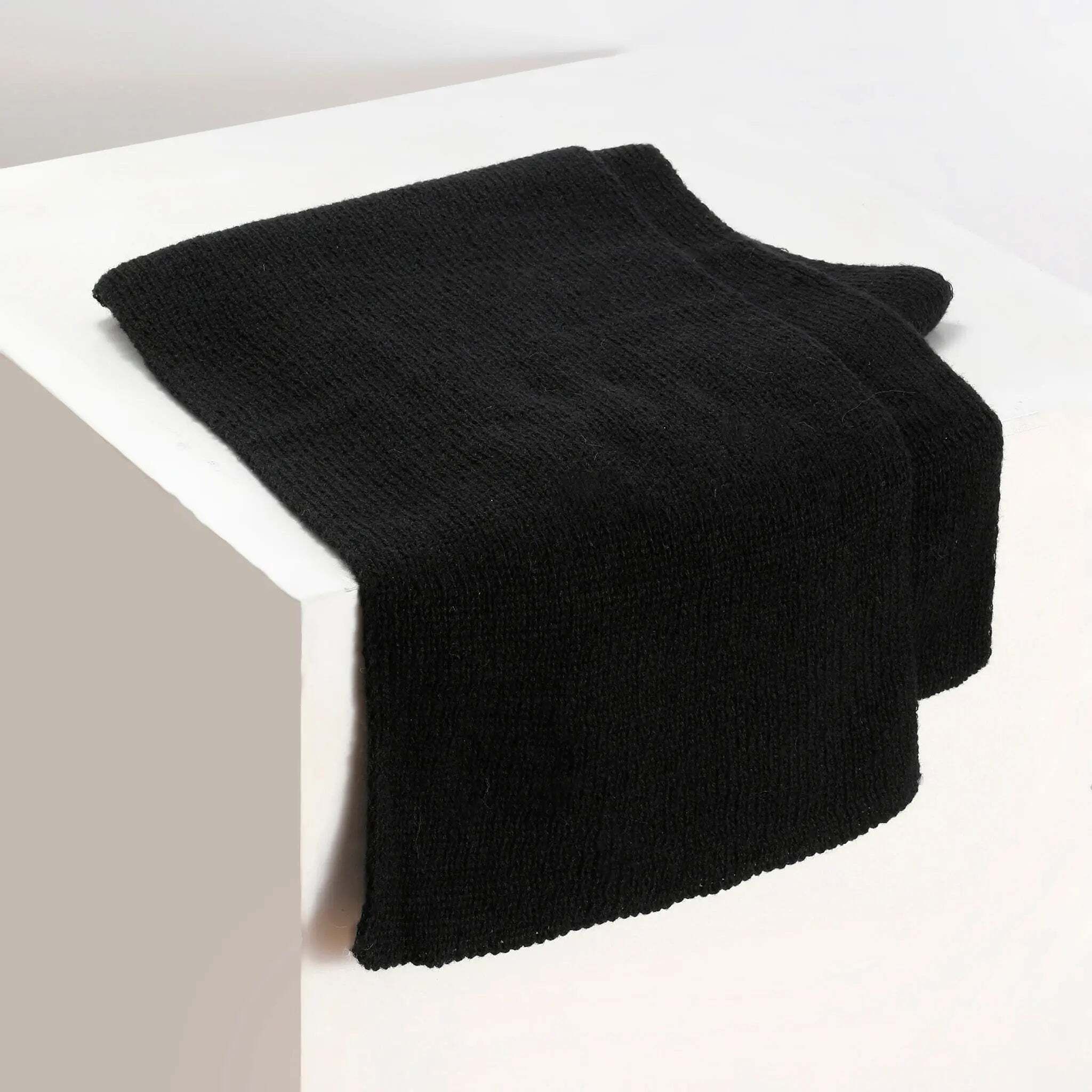 salty alpha Printed Cotton Blend Men Black Scarf-picture-41