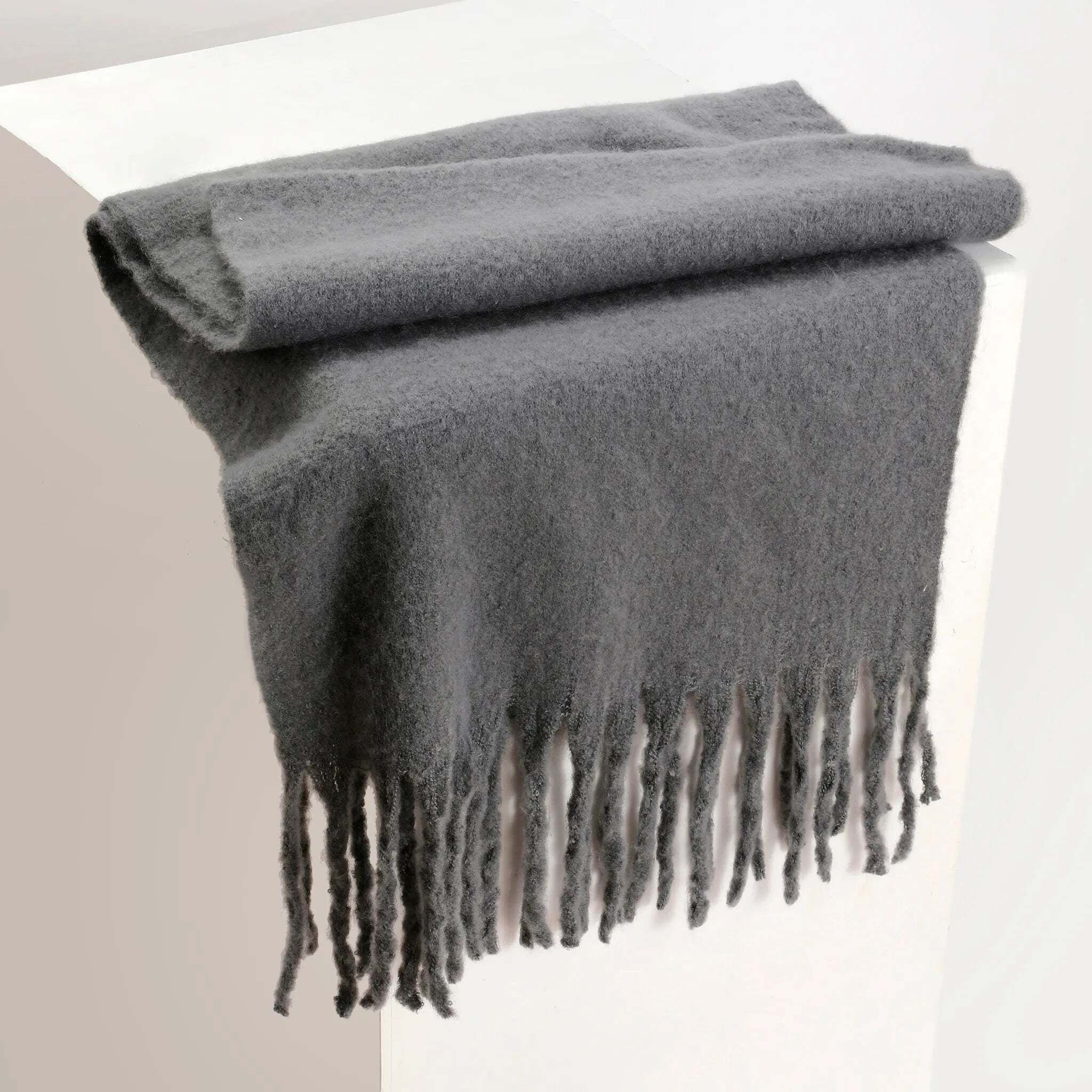 salty alpha Printed Polyester Men Grey Scarf-picture-26