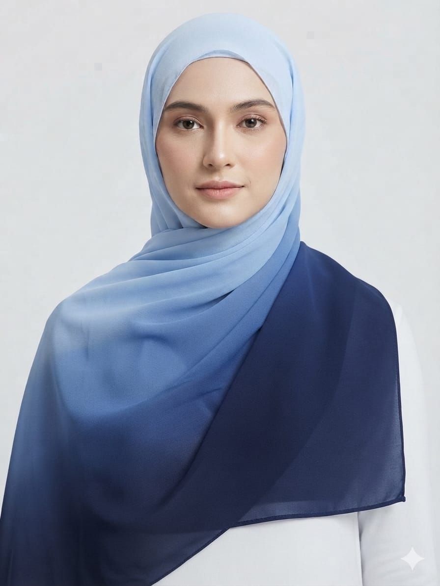 ayezahijab Solid Georgette, Chiffon Women Light Blue Faux Turtleneck Neck Cover, Scarf, Bluetooth Scarf, Fancy Scarf, Stole-picture-37