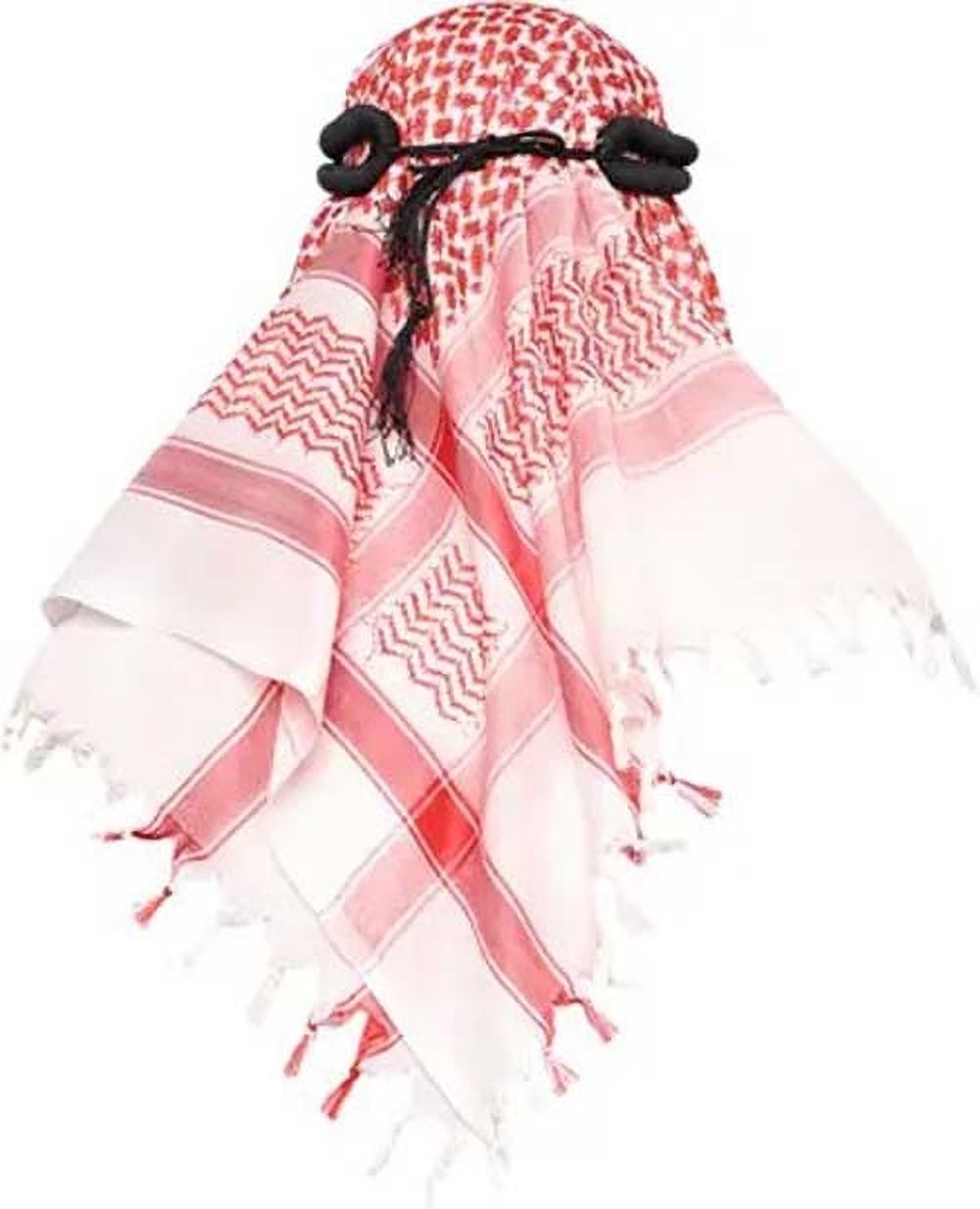 Self Design Cotton Blend Men Red Scarf