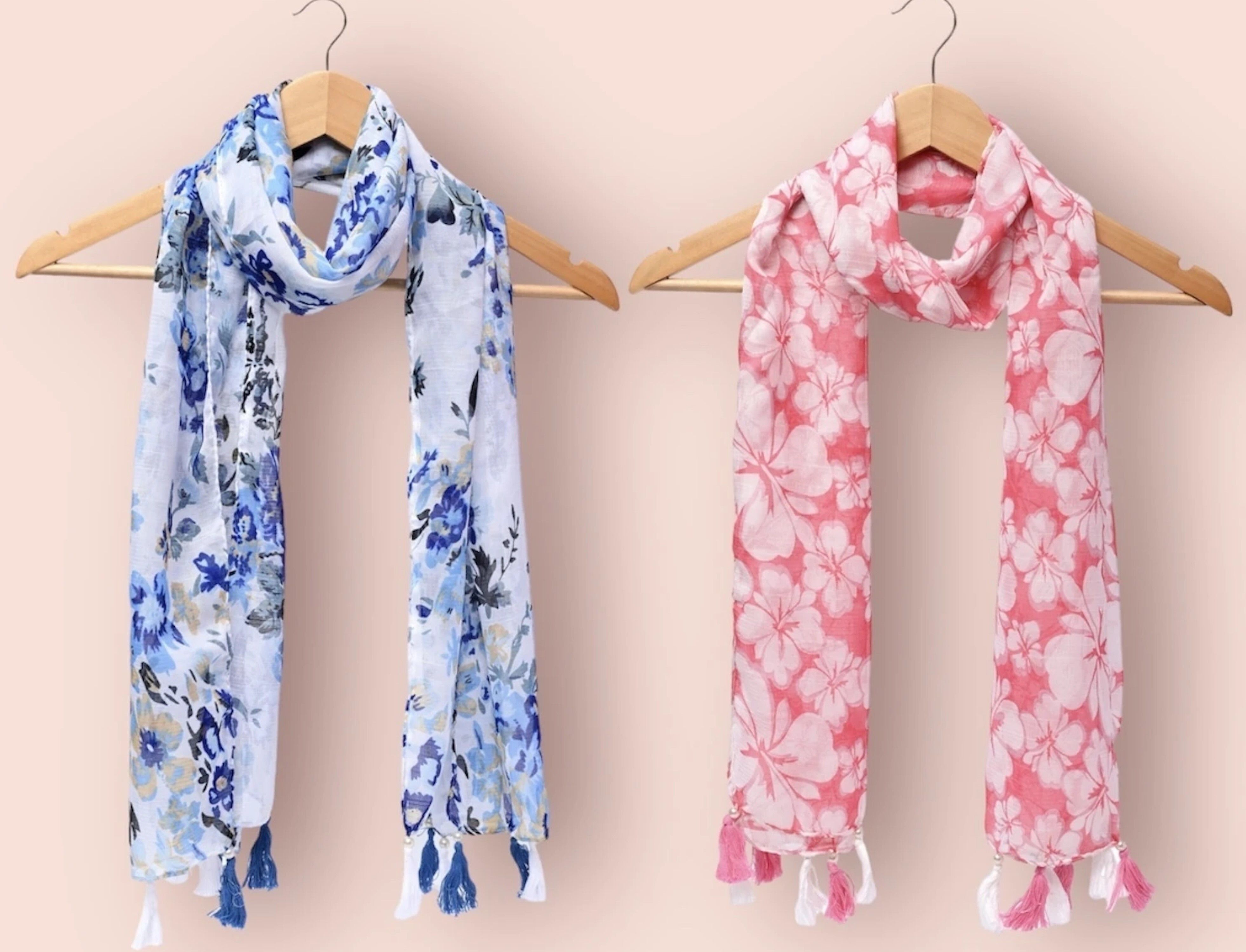 Printed Chiffon Women Multicolor Stole, Scarf, Fancy Scarf-image-29