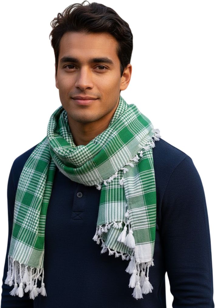 namal Printed Cotton Blend Men Multicolor Fancy Scarf, Scarf, Bluetooth Scarf, Stole-picture-23