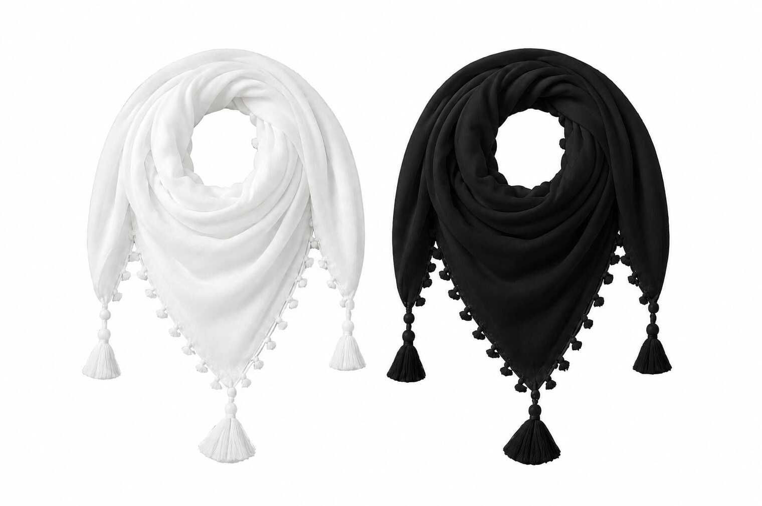 namal Solid Cotton Blend Men White, Black Fancy Scarf, Scarf, Bluetooth Scarf, Stole-picture-40