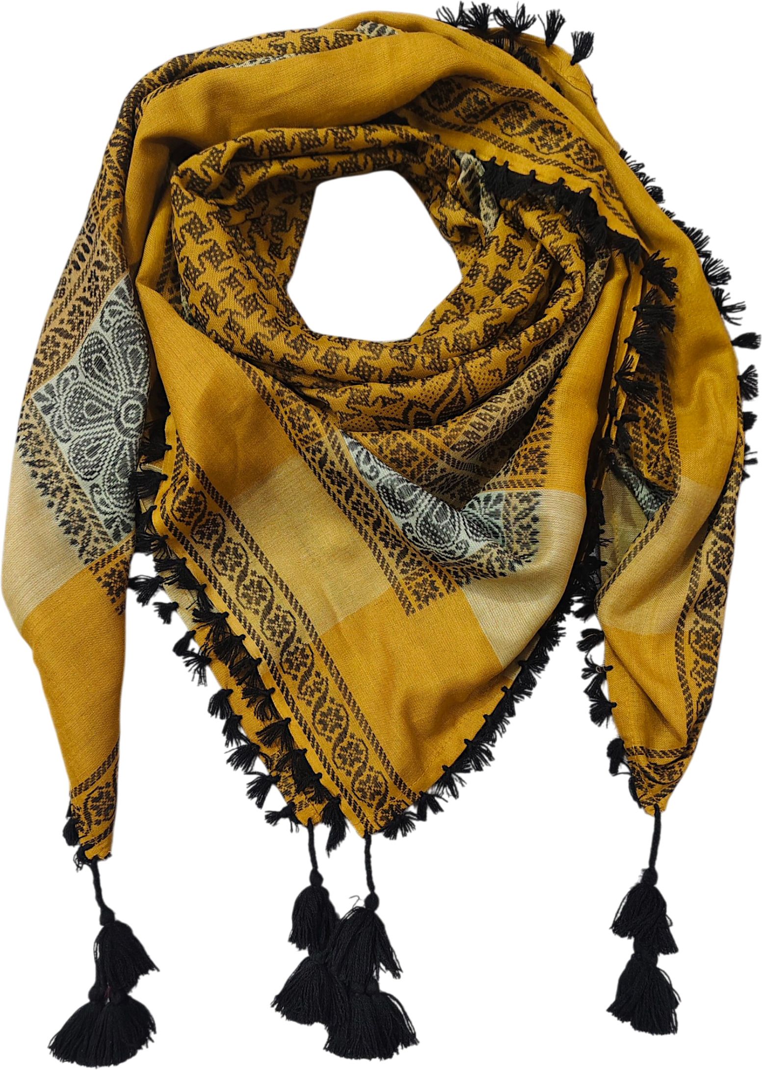 bakkah Woven Chiffon Men Multicolor Scarf-picture-31