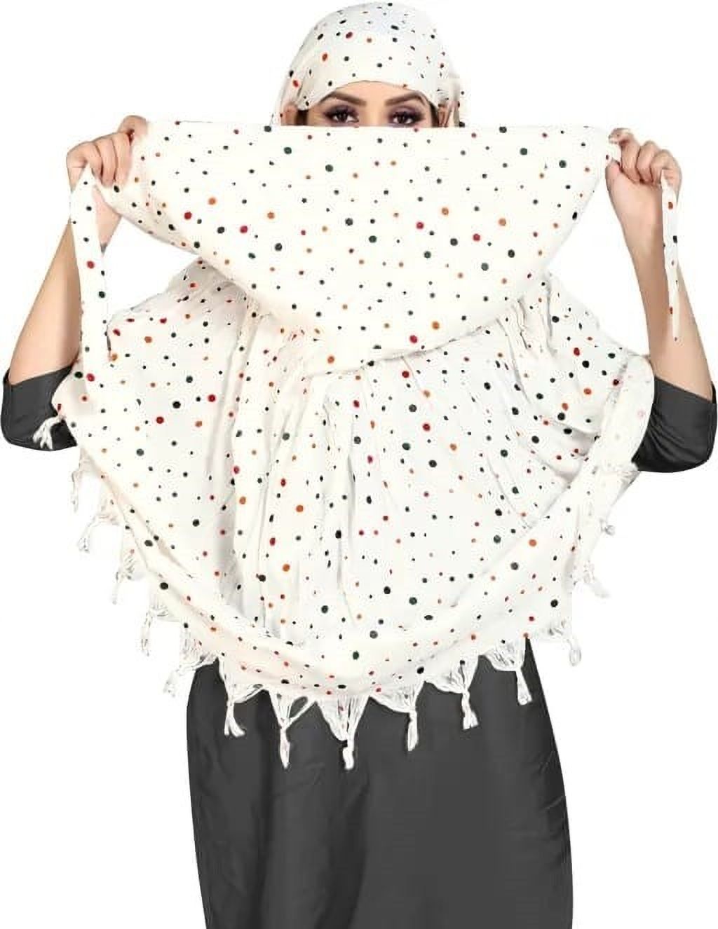 rj creation Rayon Printed, Geometric Print Multicolor Women Dupatta-picture-6