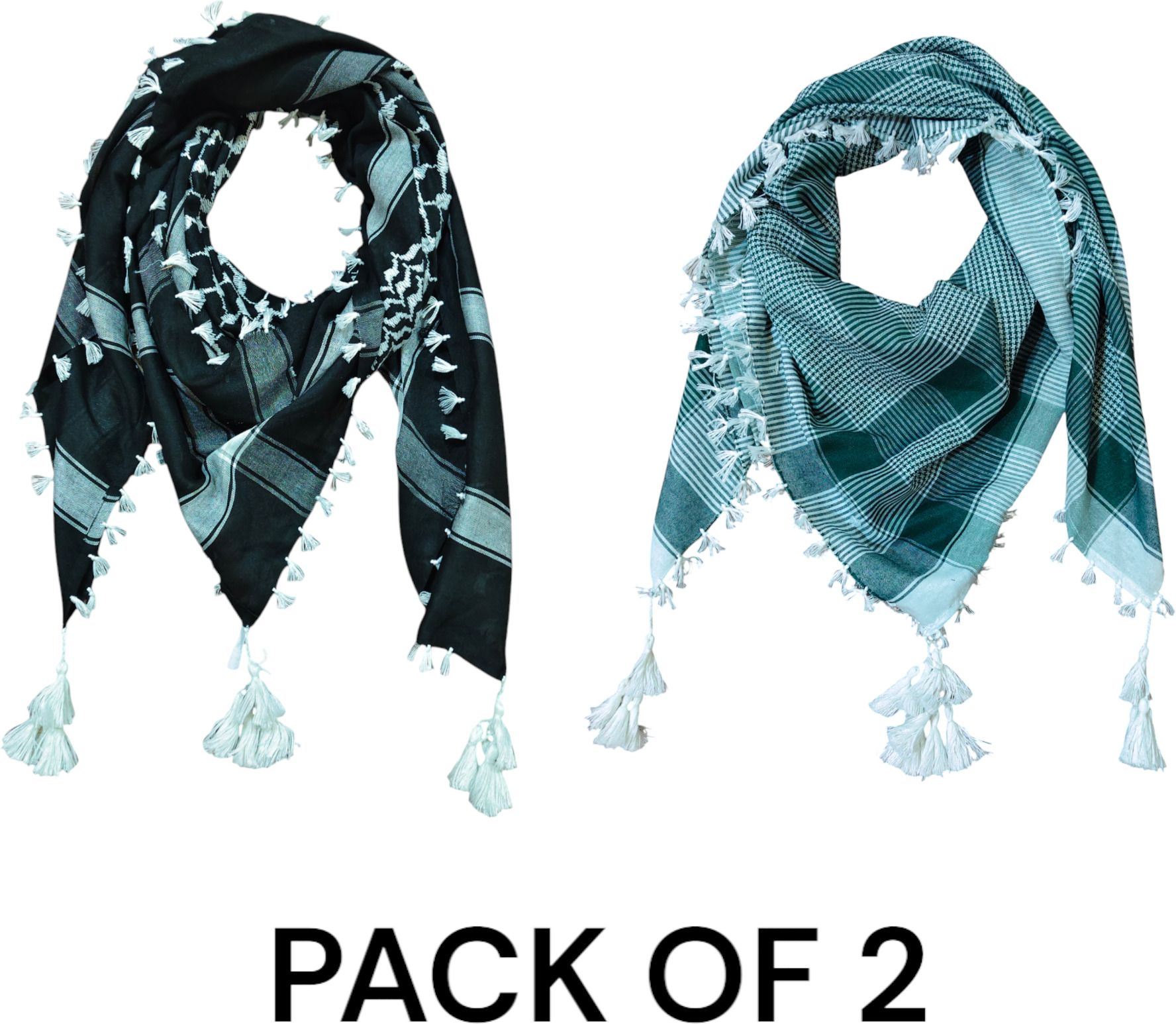 Checkered Cotton Blend Men Multicolor Bluetooth Scarf, Fancy Scarf, Scarf, Stole-image-23