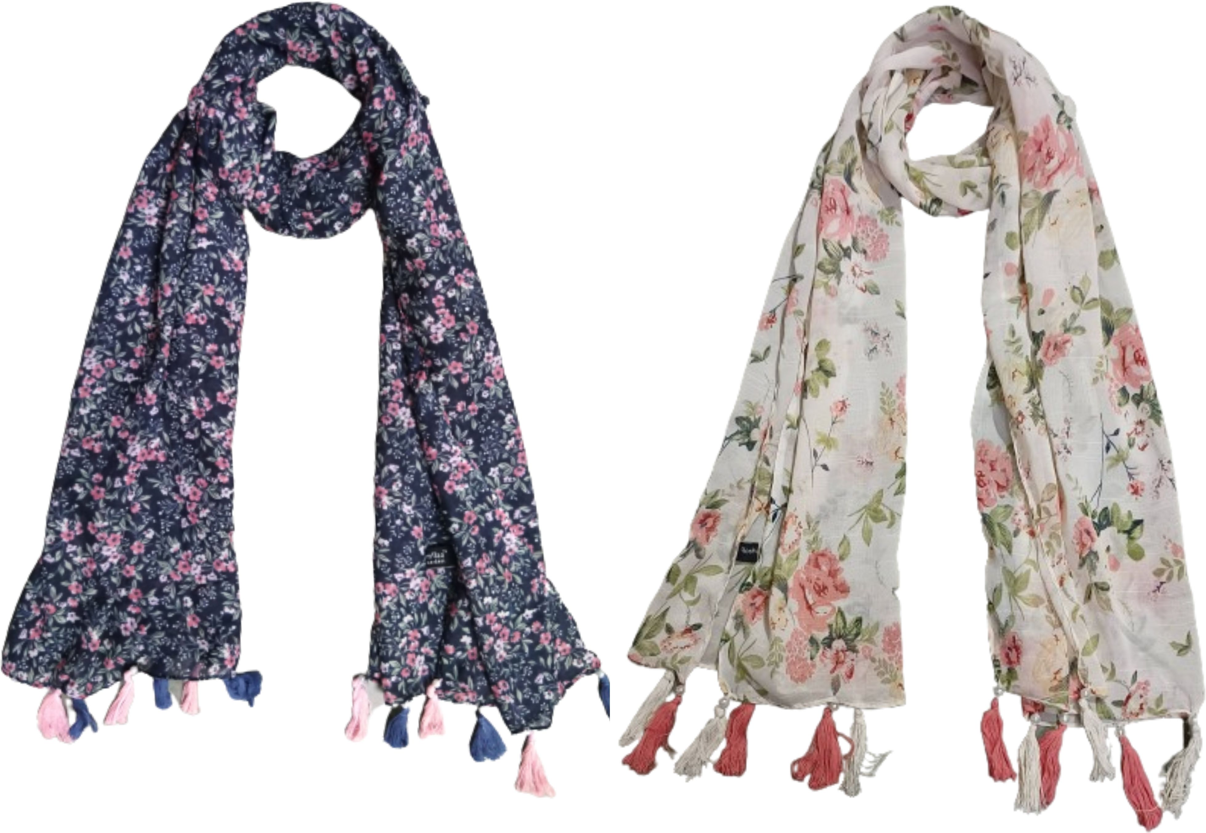 Printed Chiffon Women Multicolor Stole, Scarf-image-20
