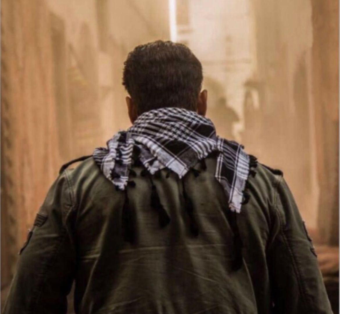 Checkered Cotton Blend Men White, Black Scarf, Fancy Scarf, Stole