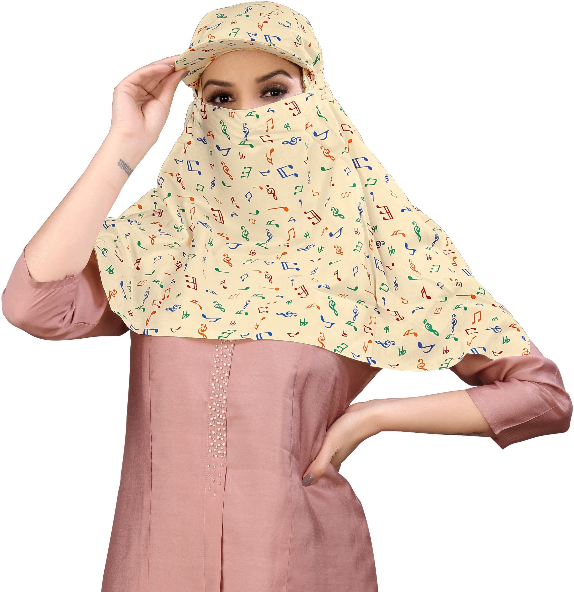 Printed Rayon Women Yellow Scarf