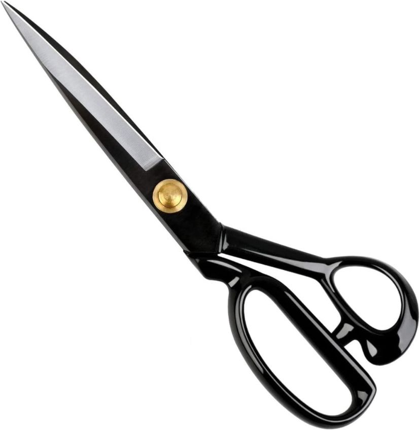 Carbon Black Stainless Steel Cutting Fabrics and Alterations Purposes | 10 Inc Scissors-image-19
