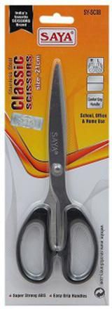 SY-SC08 MULTIPURPUSE SCISSOR STAINLESS STEEL BLADE PACK OF 1 (BLACK )(8.25/21CM) Scissors-image-22