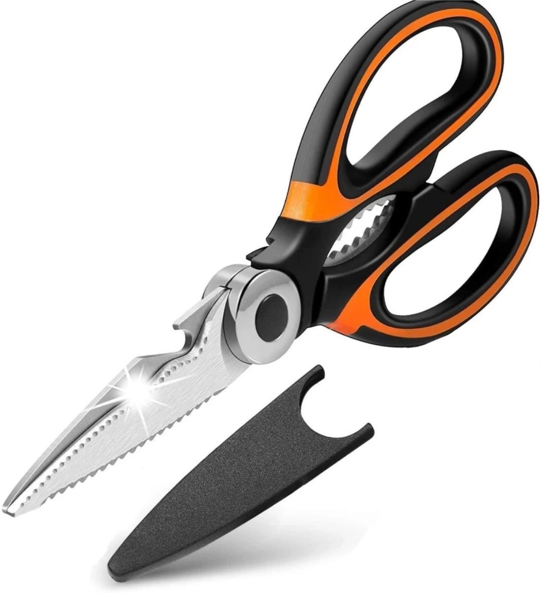 Kitchen Scissors Use for Multi-Function Chicken, Poultry, Fish, Meat, Vegetable Scissors-image-25