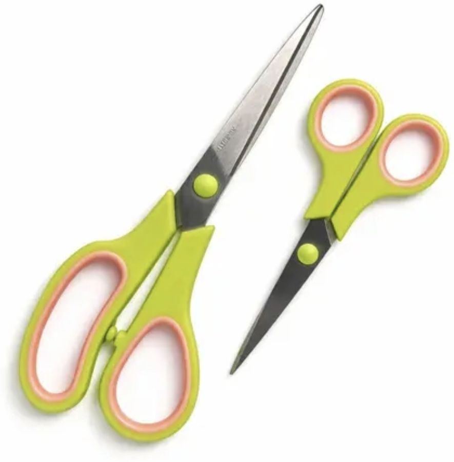 shupk 2 Pcs Sharp Cutting Scissors Set | Multipurpose Use for Home, Office & School Scissors-picture-26