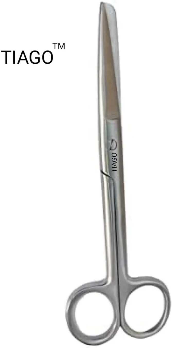 Dressing scissor sharp/blunt 6 inch straight round stainless steel Scissors-image-7