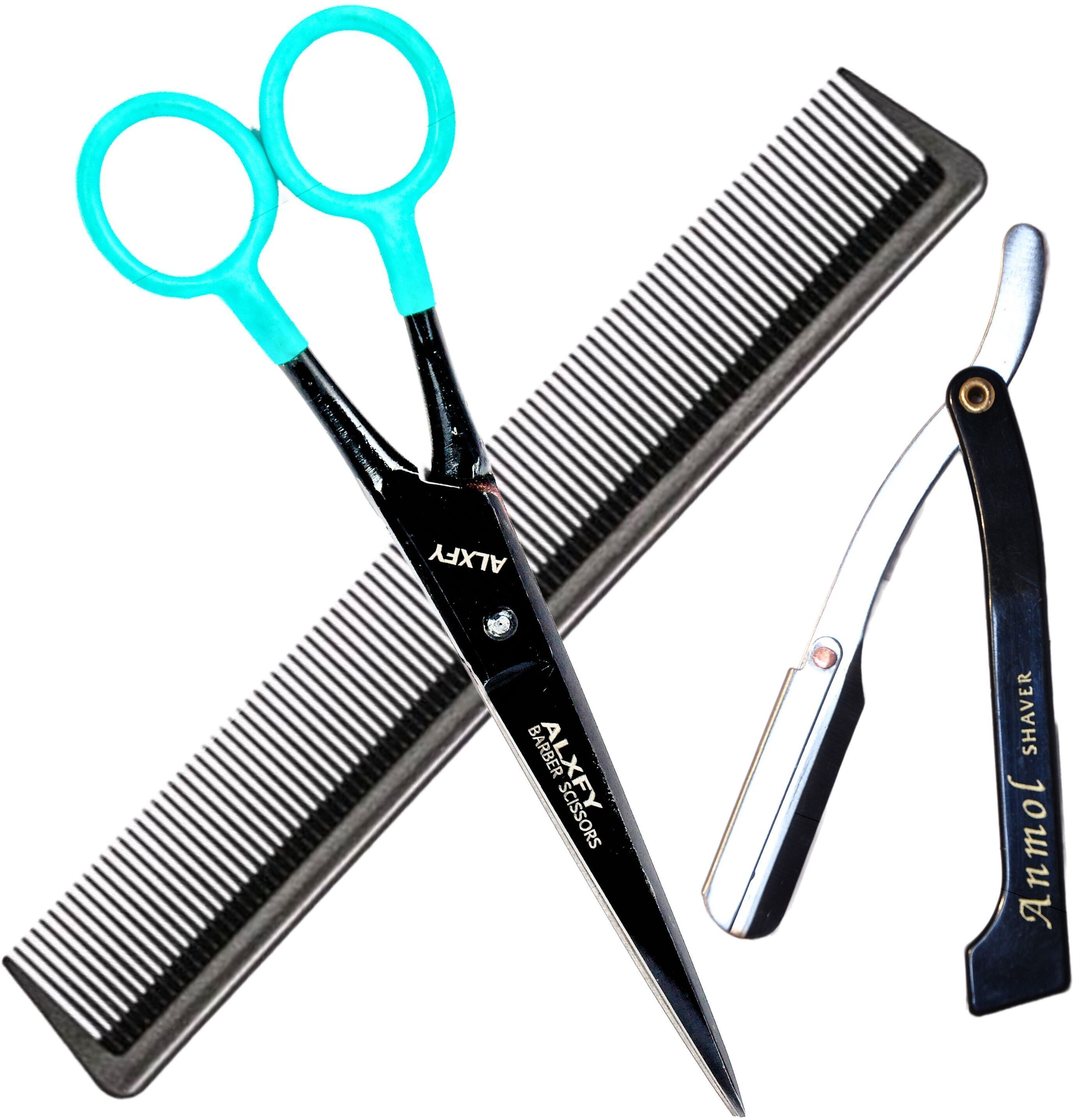 Salon Scissors Professional Barber Hair Cutting Saloon Scissor Combo Kit . Scissors-image-21