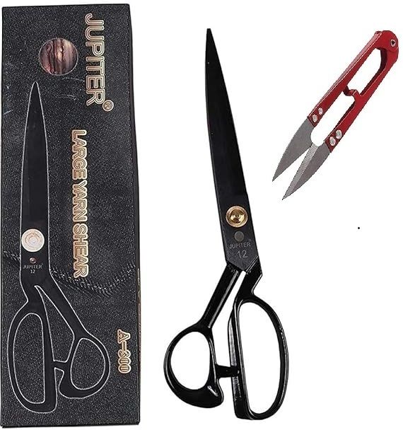 JUPITER SCISSOR 12 INCHES A-300 WITH CUTTER Scissors-image-44