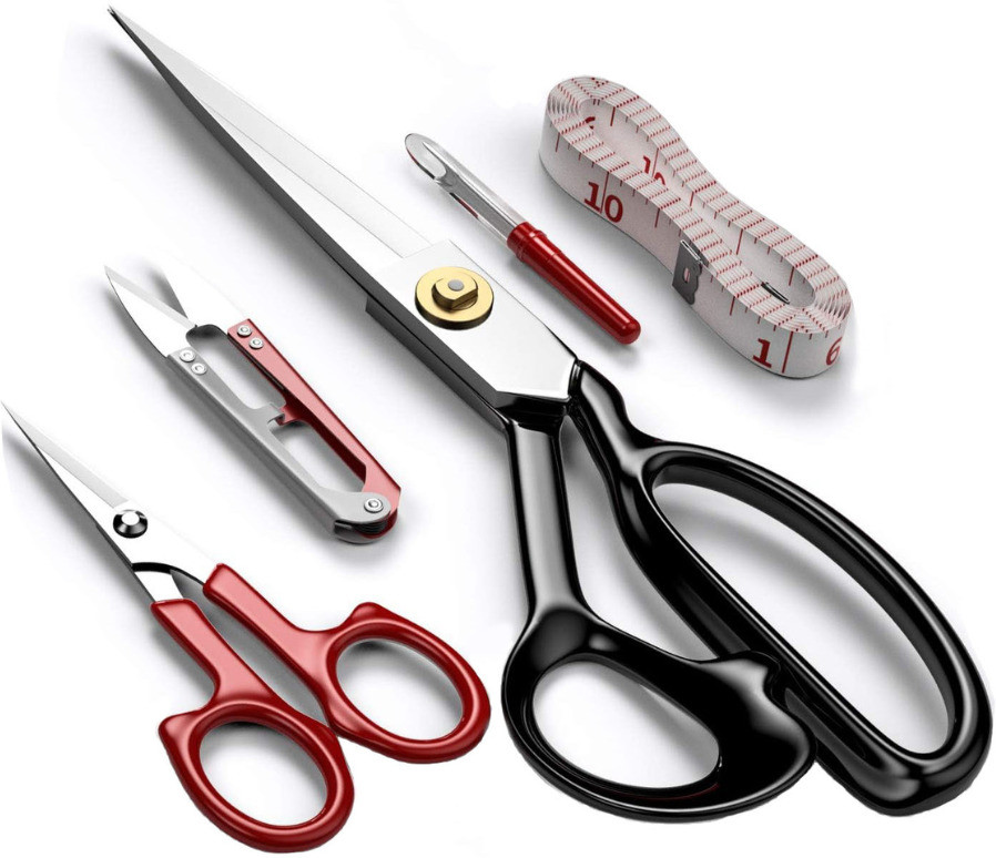 gemsy White Blade Scissors Combo Scissors image 1