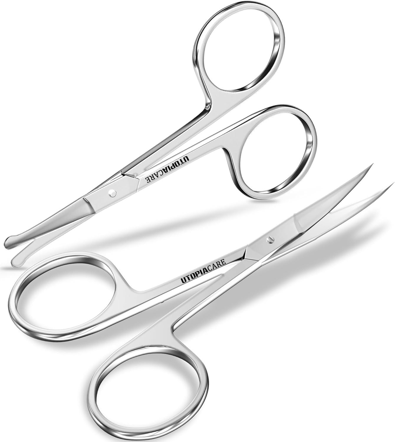 Professional Stainless Steell Scissor for Nose,Eyebrows,Beard,Moustache,Facial Scissors-image-46