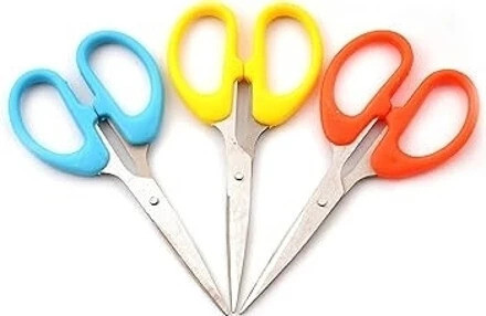 bljient COMBO OF 3 MINI SHARP MULTIPURPOSE SCISSOR IN DIFFERENT COLORS Scissors image 1