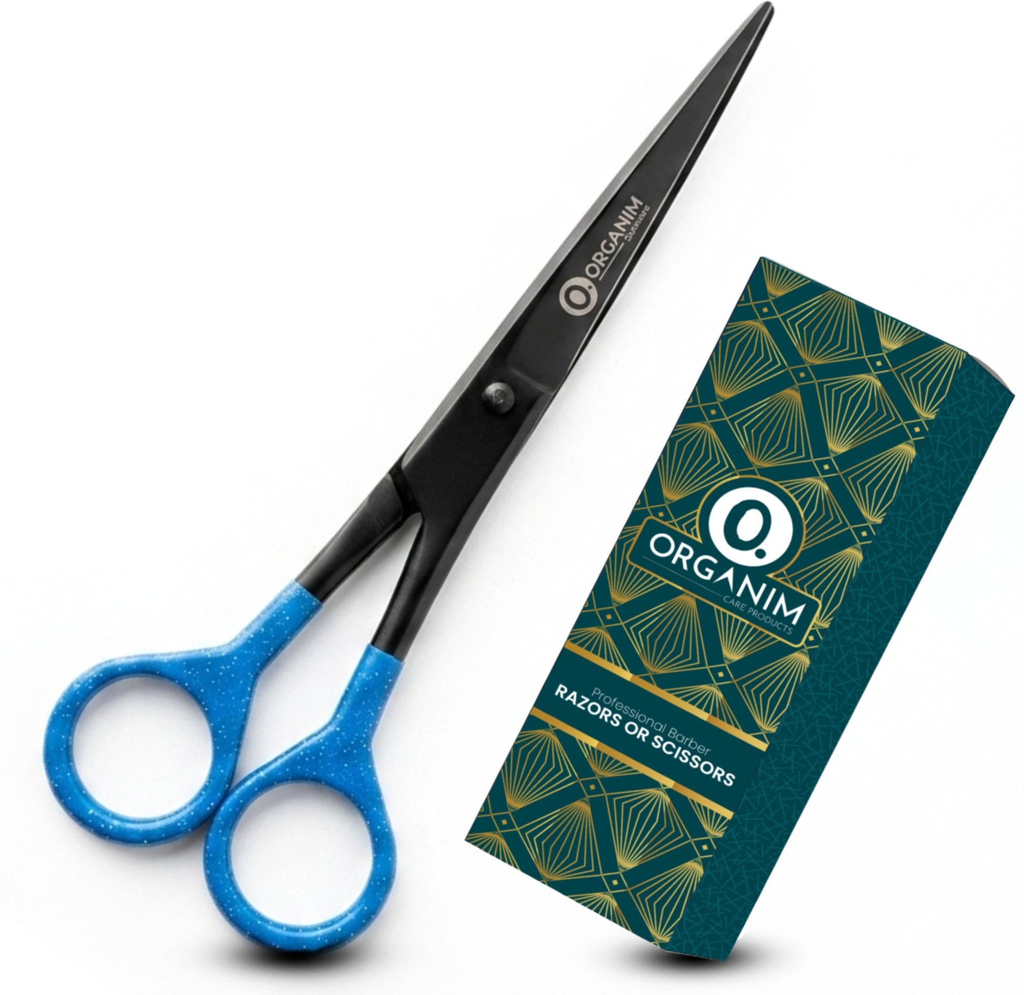 organim care products 6.5" Premium Metal Hairdressing Scissors-Sharp Blades for Precision Cutting Scissors-picture-21