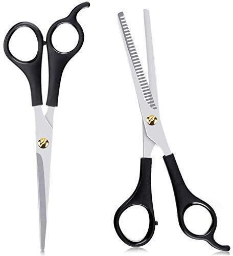 Babar Stainless Steel Hair Cutting Thinning Hairdressing Scissors Set of 2 Pcs. Scissors-image-40