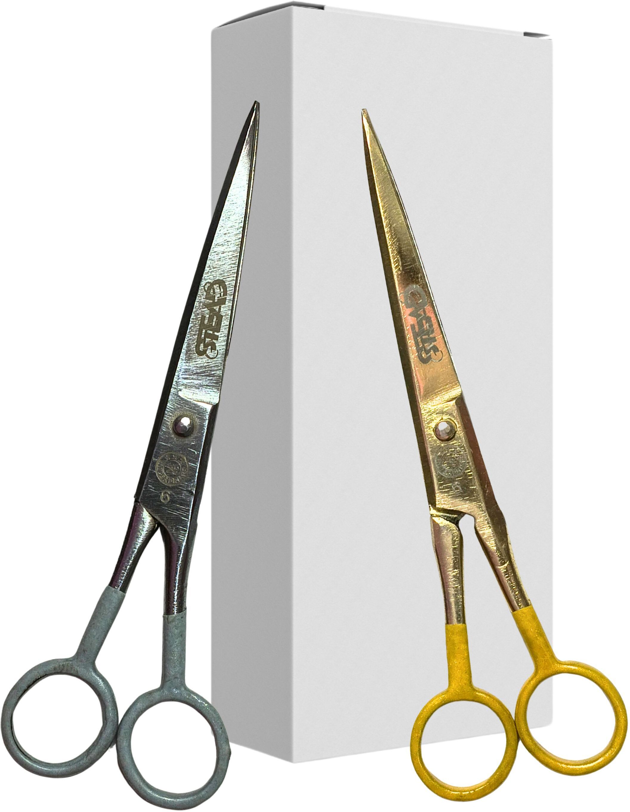 Barber Scissors Set – Stainless Steel Hair Cutting Scissors for Salon & Home Use Scissors-image-1