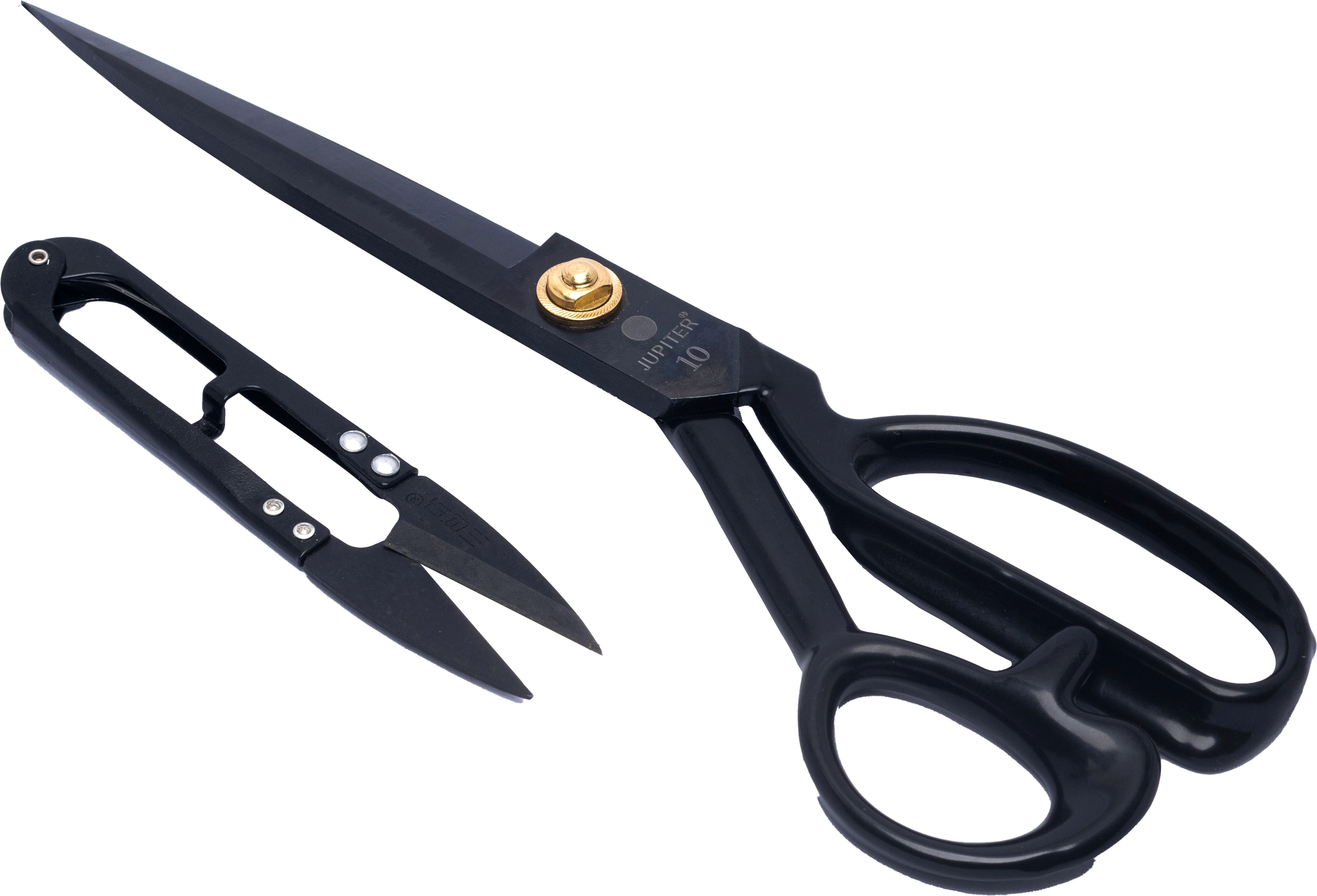 Scissors, A-250, 10 Inches, Black, with Free Thread Cutter Scissors-image-40