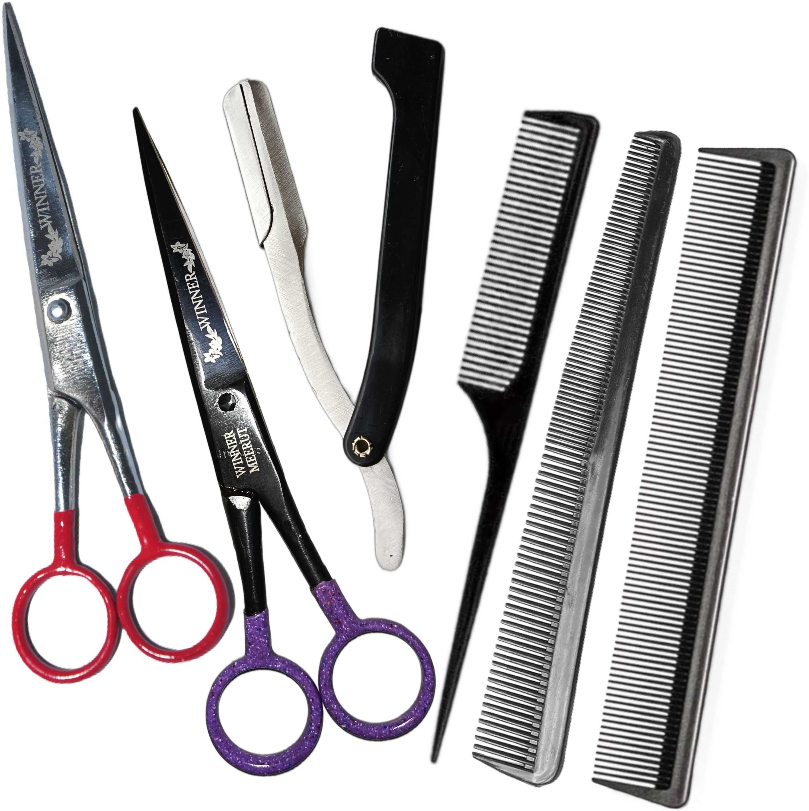 All-In-One Premium Barber Scissor Set for Men, Women, Kids, and Pets Scissors