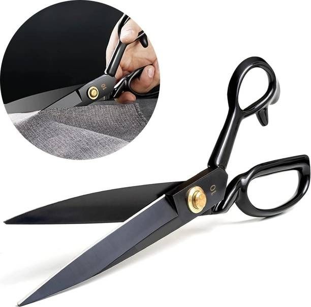 Premium Professional Scissors for Tailoring Sewing Cutting Clothes Paper 10 inch Scissors-image-12