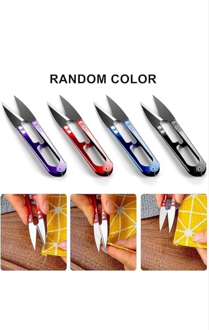 misty alle 4 Pc Sewing Craft Tool Thread Cutter Stitch Craft Tool U shaped Thread Cutter Scissors-picture-46