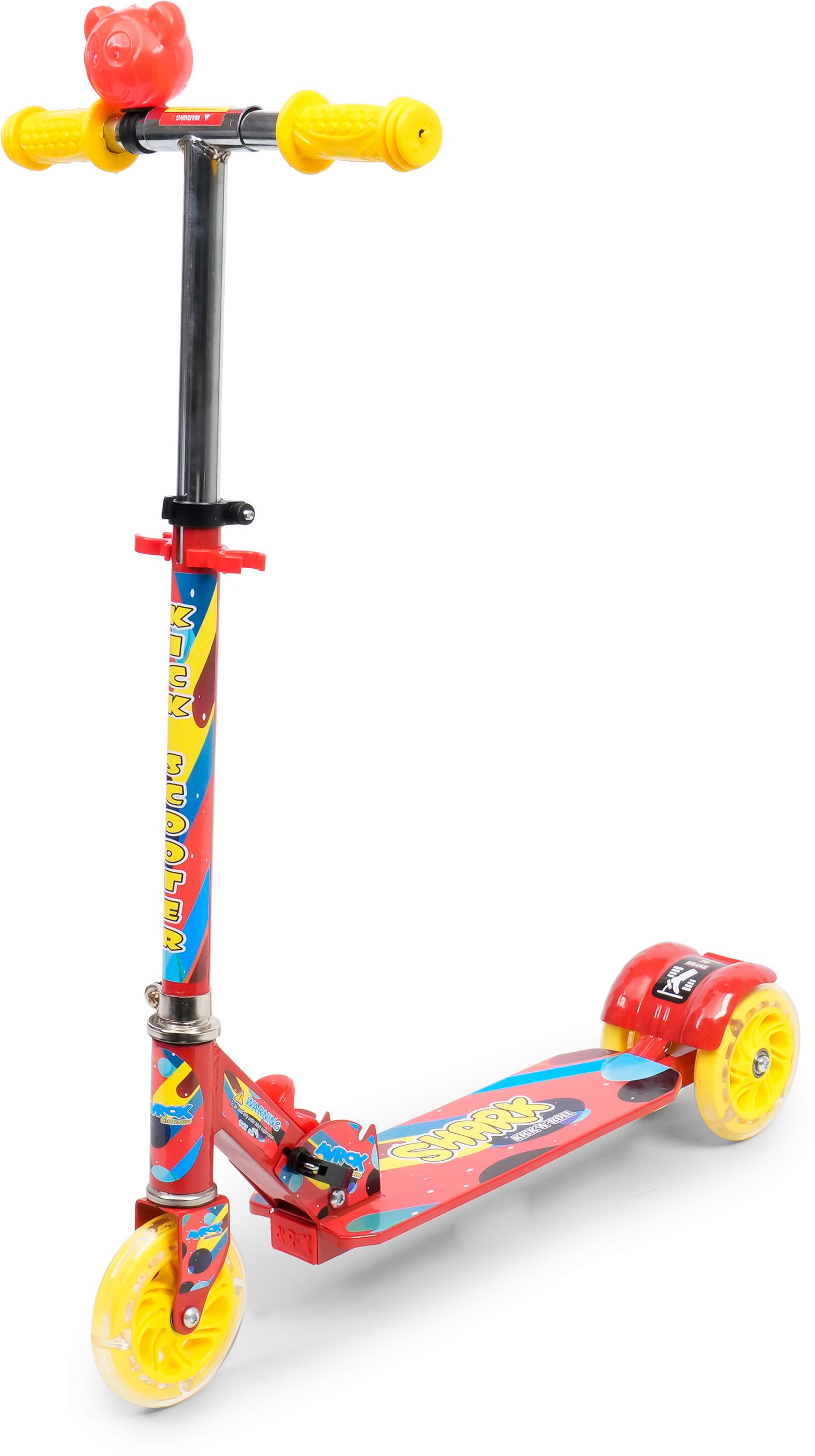 dandles Shark Kick Scooter for Kids 3+ Years with LED Wheels Capacity 40kg Kids Scooter-picture-42
