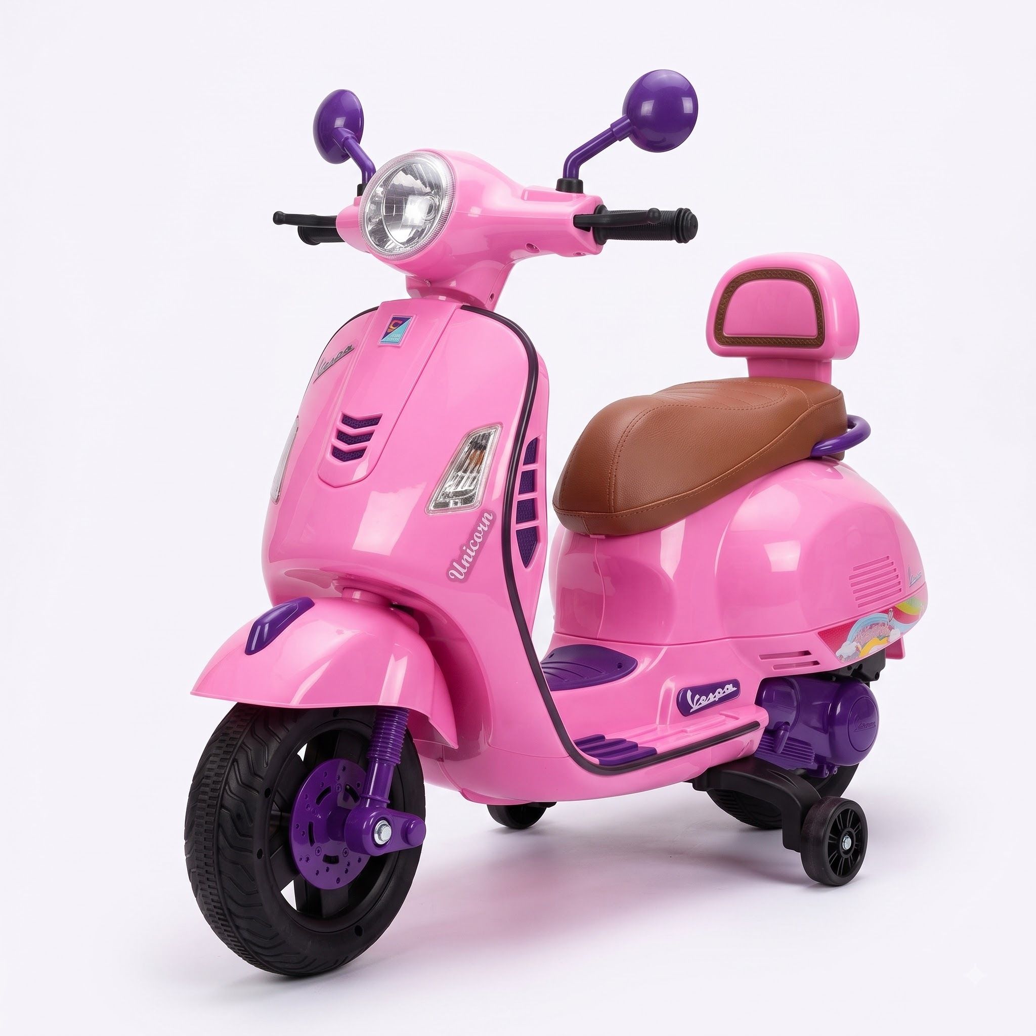 Pink Electric Scooter Rideons & Wagons Battery Operated Ride On-image-27