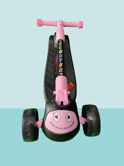 Cute Monster S08 Kick Scooter for kids 3+ with Light Wheel. Kids Scooter-image-7