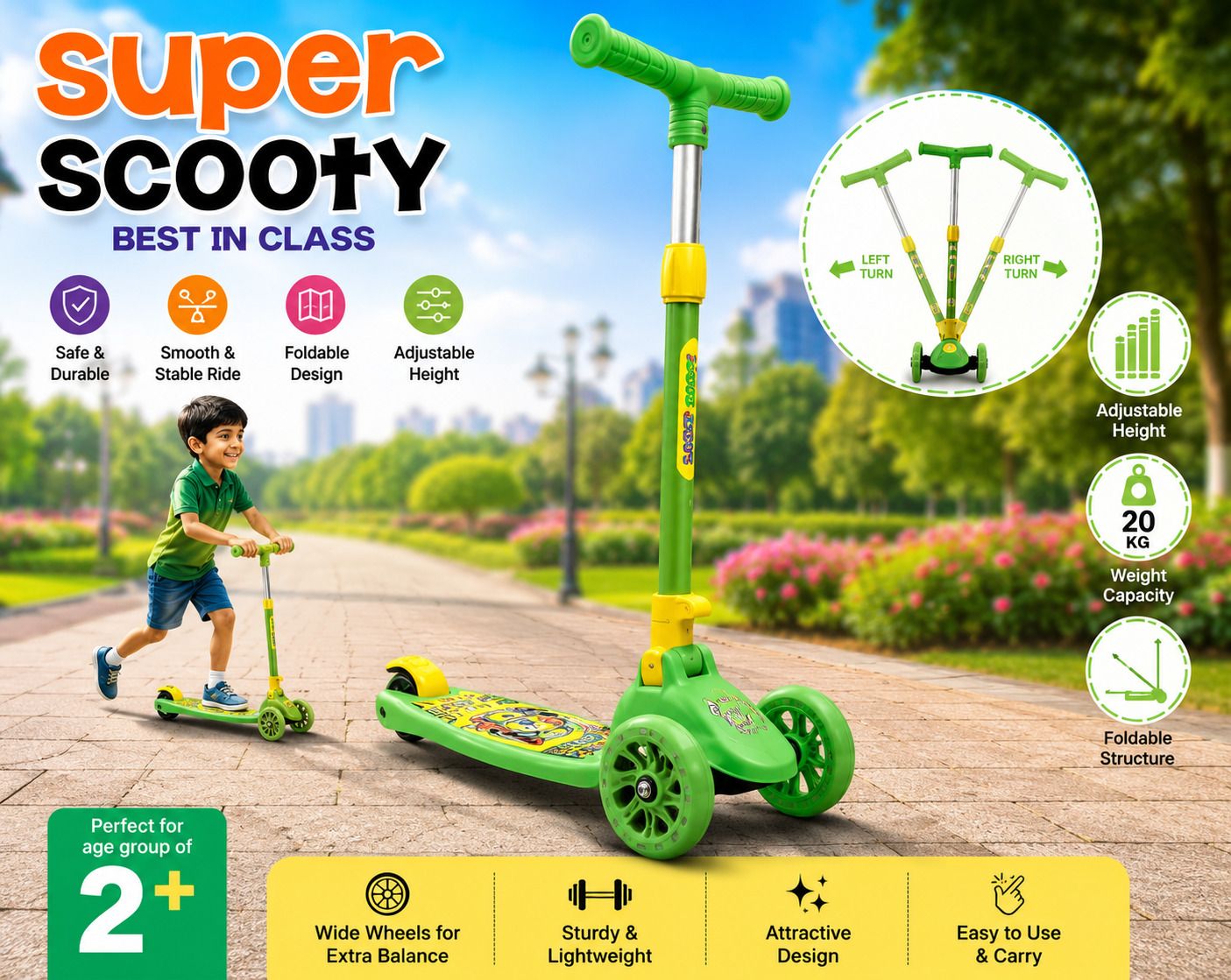 Scooter-009 Kids Scooter-image-28