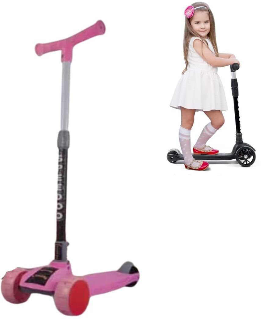 Foldable 3-Wheel Kick Scooter for Kids with Adjustable Height and Anti-Slip Deck Kids Scooter-image-31