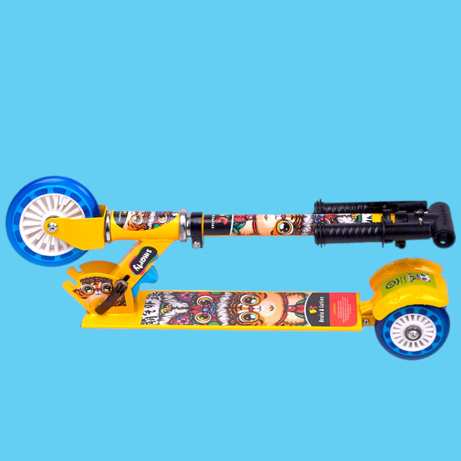 Kick scooter for kids with waight 70kgs for 2-6years HoverBoard Scooter-image-28