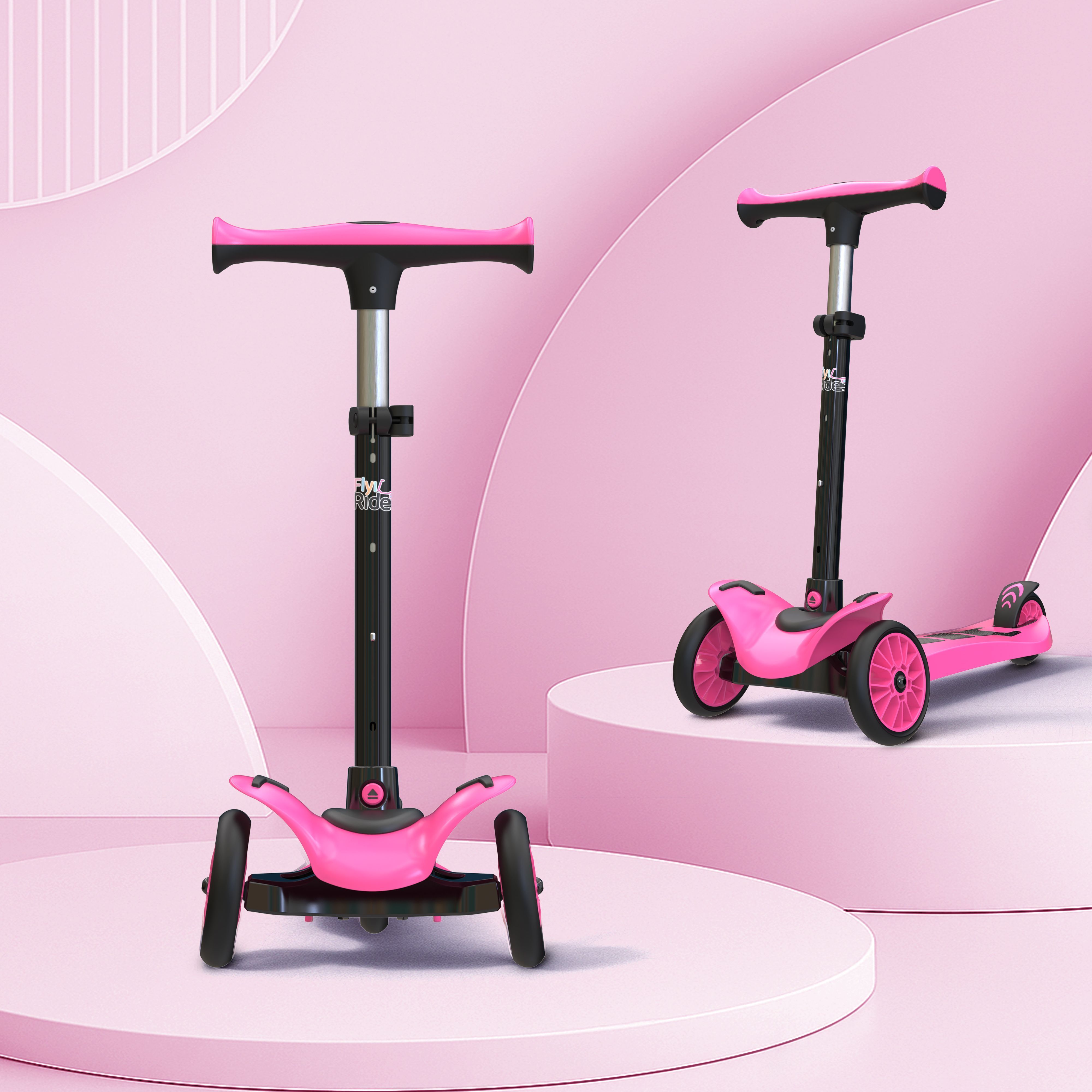 Scooter for Kids 3+ Year Kids Kick Scooter with Adjustable Height Capacity 50kg Kids Scooter