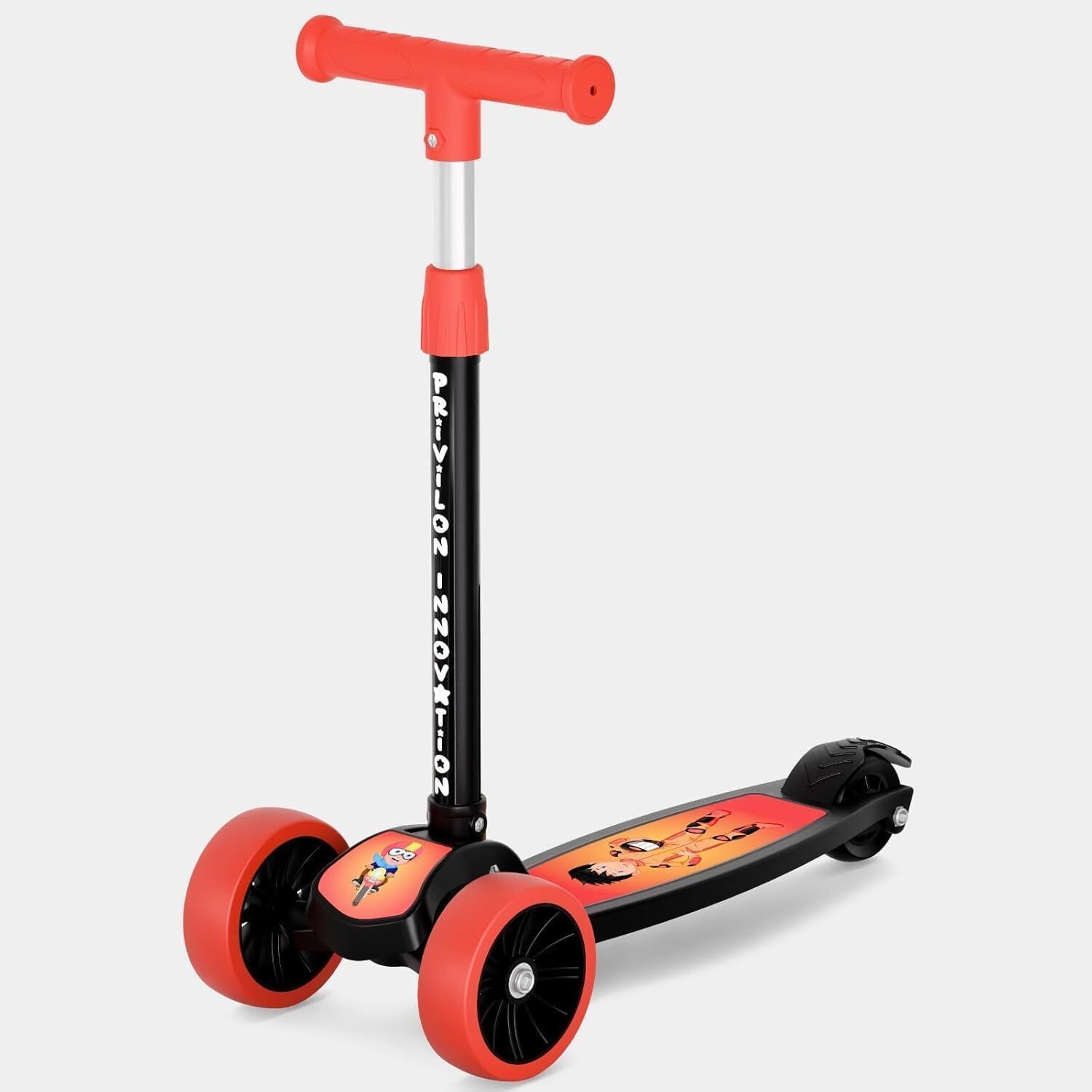 Kids 3-Wheel Kick Scooter | Adjustable Height | Foldable BABY Scooter for 75Kg Kids Scooter