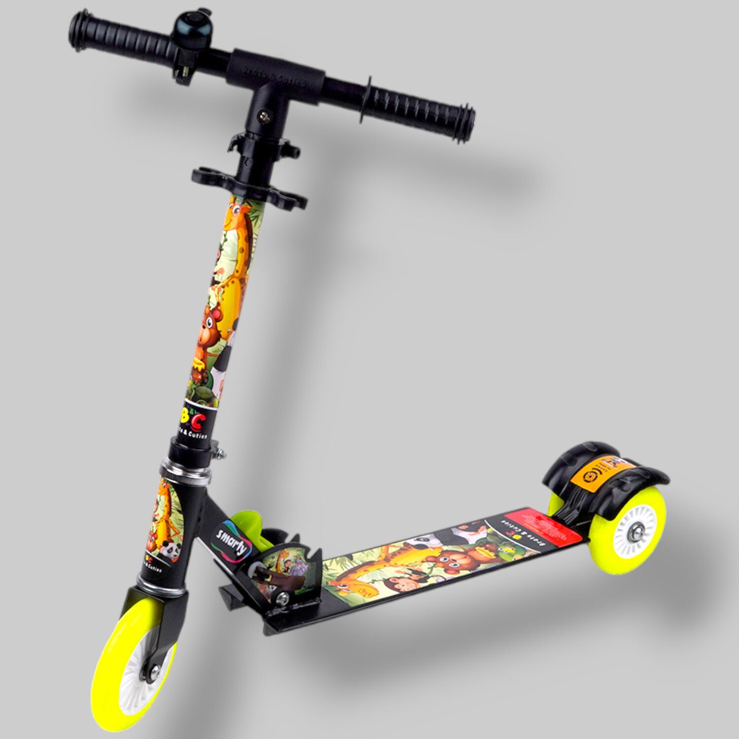 Foldable Kick scooter for kids with colorful wheels and age grp 2-6year old Kids Scooter