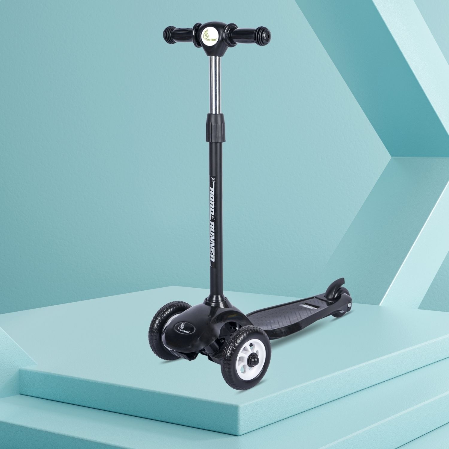 Road Runner Junior Scooter for Kids of 2to4 Years Age| 3 Level Height Adjustment Kids Scooter