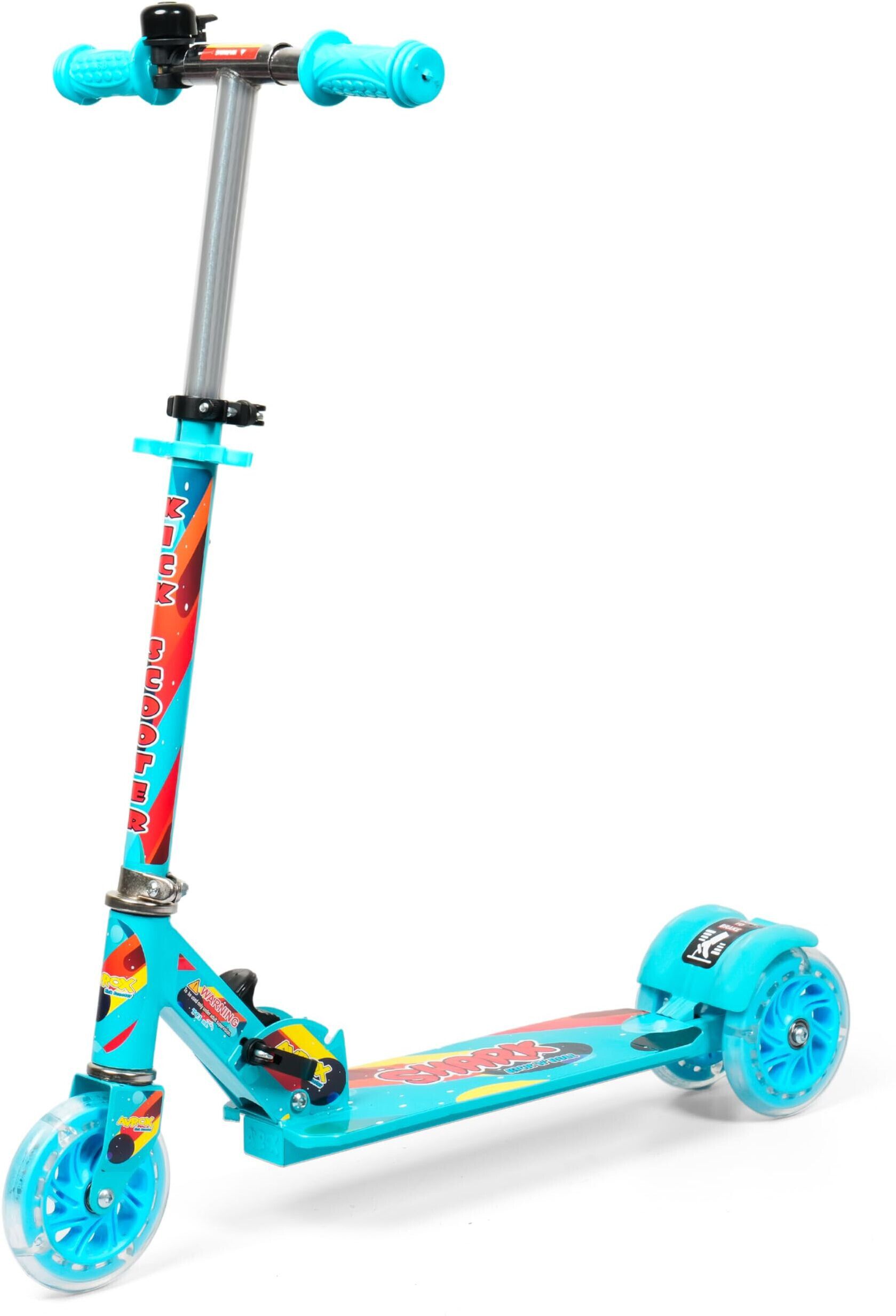 Shark Scooter for Kids 3+ Years with LED Wheels Capacity 40kg Kids Scooter