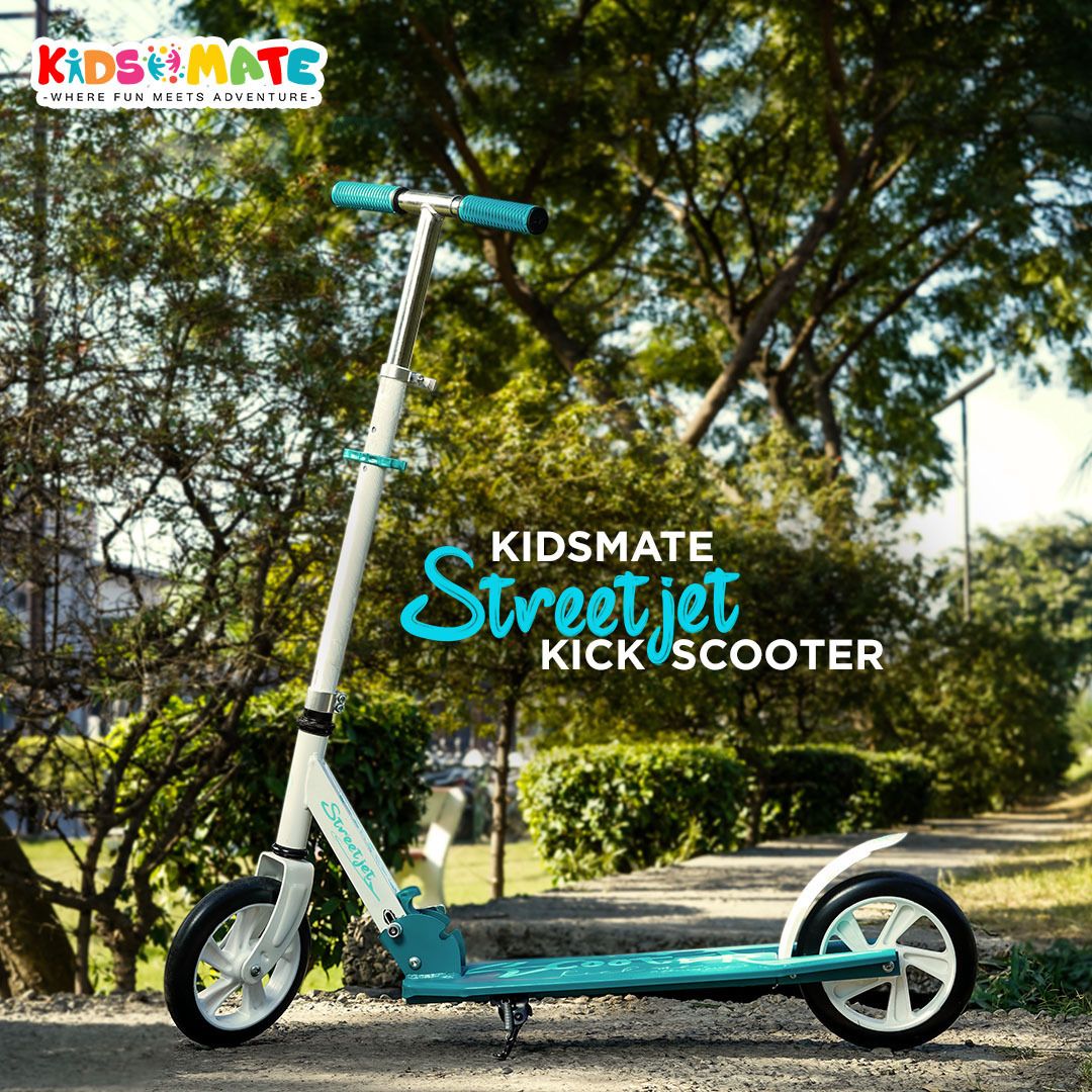 StreetJet Kick Scooter for kids 6-12 Years | 2 Wheel Scooter, Foldable Design, Kids Scooter