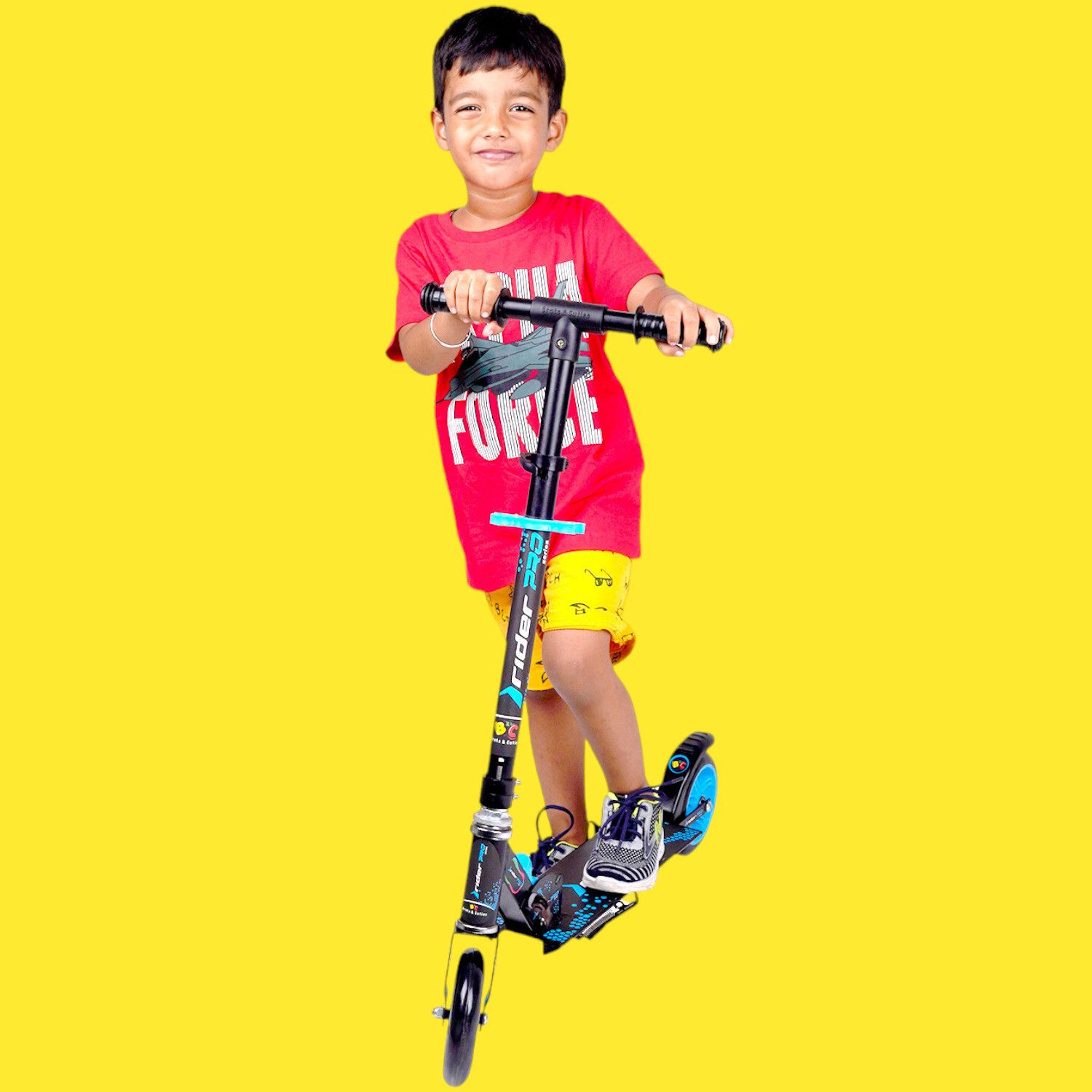 speedfox 3 Wheels, adjustable height, foldable scooter for kids & max agegrp 2-10yrs old Kids Scooter-picture-17