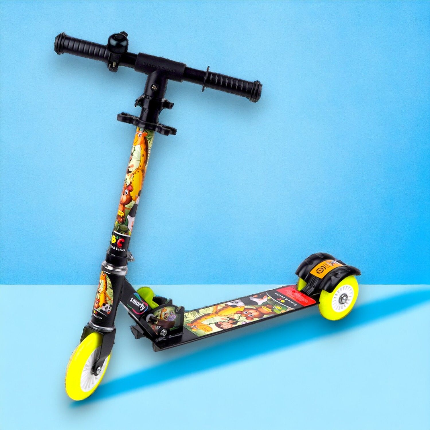 speedfox kids kick scooter for girls & boys for 2-6 years maxweight-50kgs with brakes Adult Scooter-picture-12