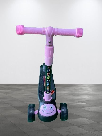 Cute Monster S015 Kick Scooter for kids 3+ with Light Wheel. Kids Scooter-image-24