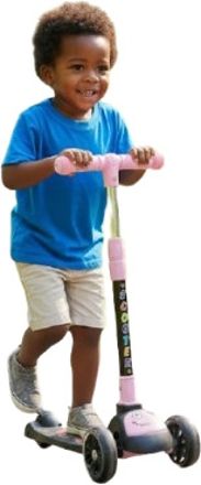Cute Kick Scooter for kids 3+ age with lighting wheel. Kids Scooter-image-32