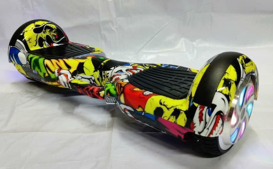 Trendy & Stylish Electric Hoverboard Drifter with 36 v 360degree rotate-Yellow HoverBoard Scooter-image-35