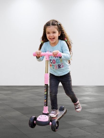 funrydetoys Cute Monster S05 Kick Scooter for kids 3+ with Light Wheel. Kids Scooter-picture-42