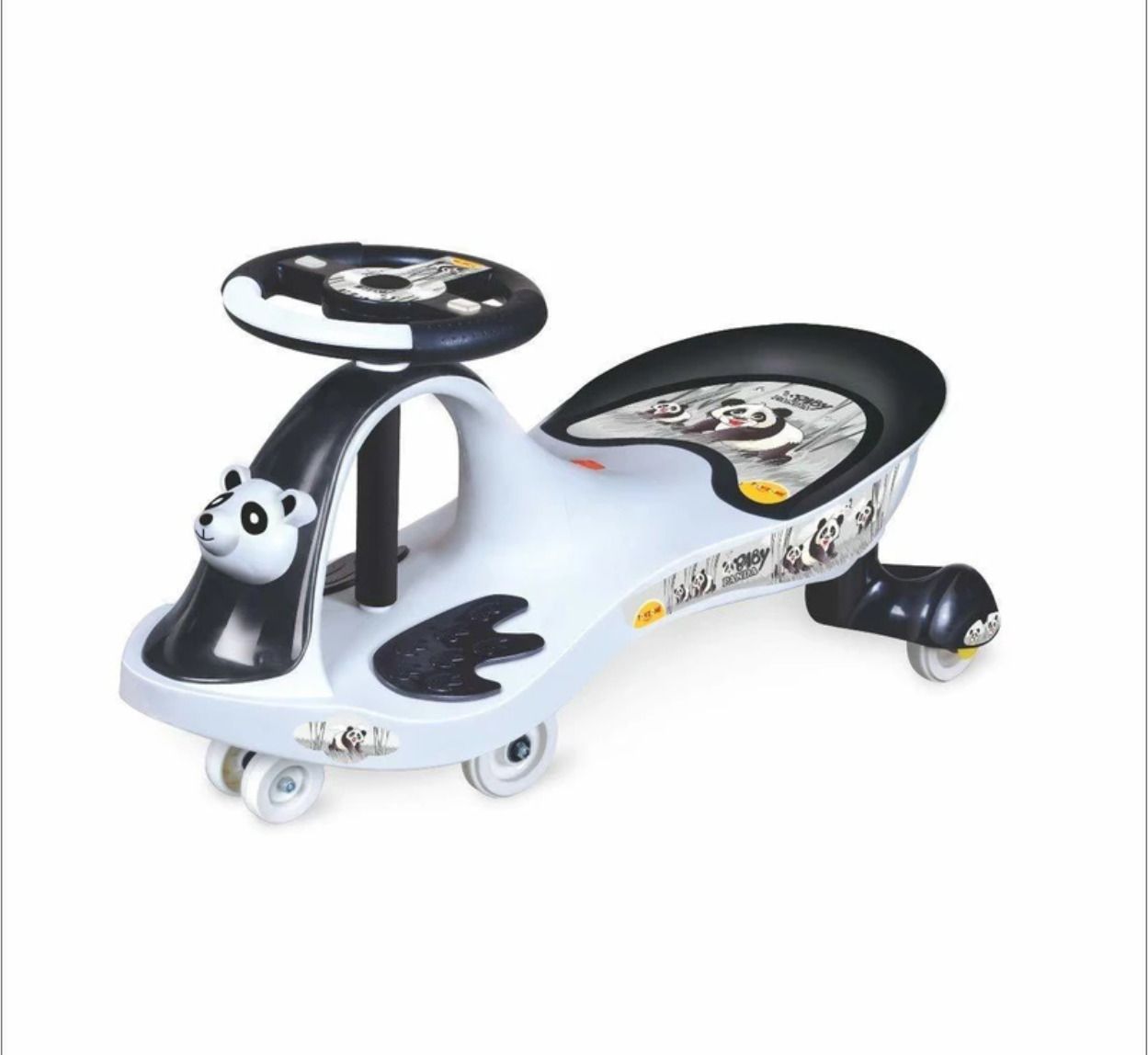 shyam Baby Panda Kids Magic Car/Swing Car Ride On -Multicolour Kids Scooter-picture-17